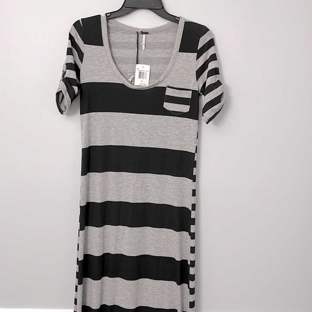 Striped maxi dress